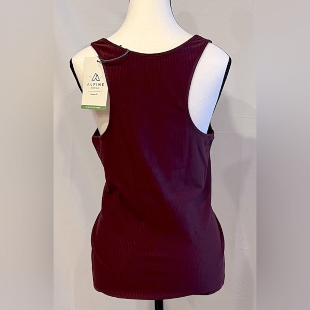 Alpine Design Women's Ascent Bra Ribbed Racerback Tank Top XL - Picture 4 of 8